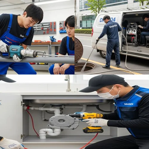 중산동 하수구 뚫음 하늘마을