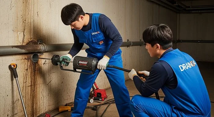 일산동 고압세척 오수관 확실한 통수