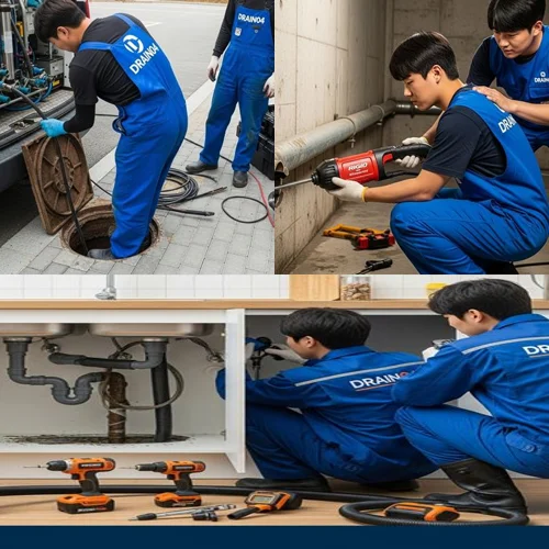 정발산동 하수구 뚫음 내시경 검사