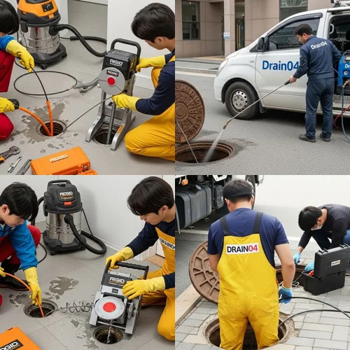 정발산동 하수구 뚫음 내시경 검사