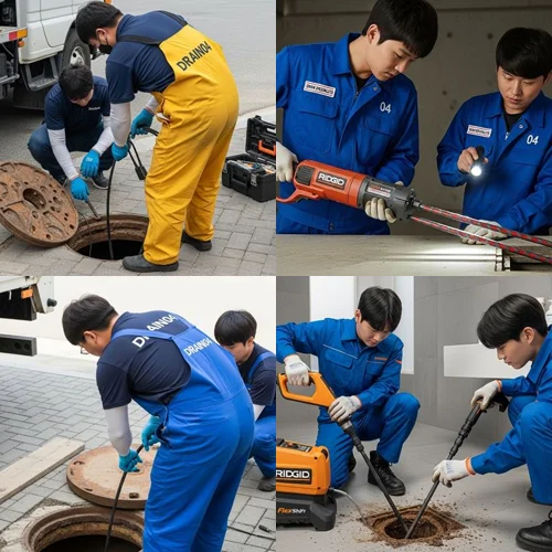 정발산동 하수구 뚫음 내시경 검사