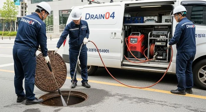 산황동 배관 막힘 뚫음 책임 시공