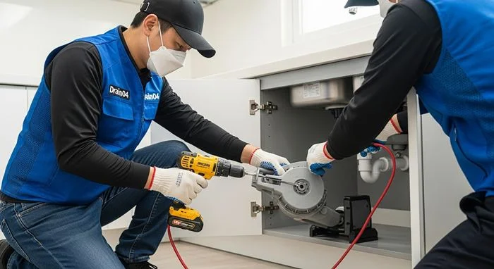 산황동 배관 막힘 뚫음 책임 시공