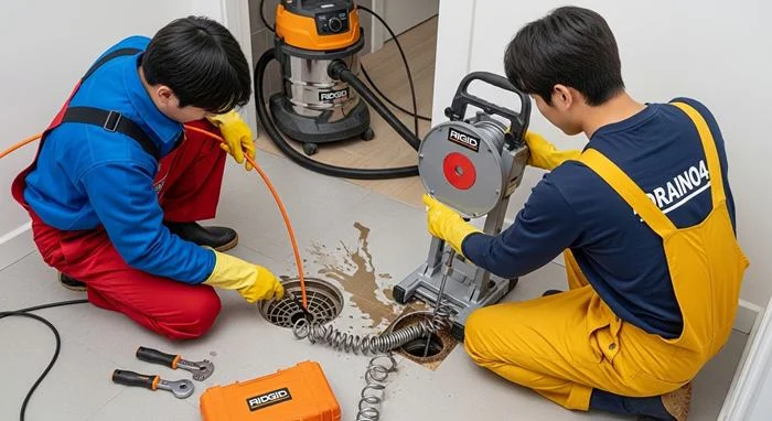 식사동 하수구 고압세척 문제 해결