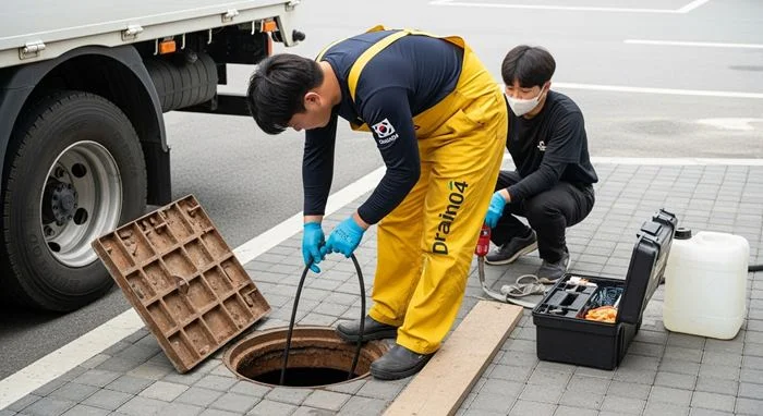 딜산 법곳동 싱크대막힘 긴급 출동