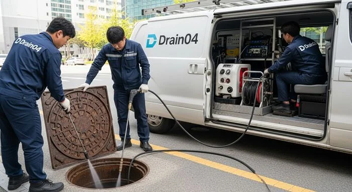 일산동 고압세척 오수관 확실한 통수