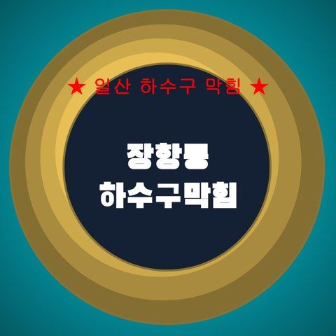 장항동 하수구막힘 3784