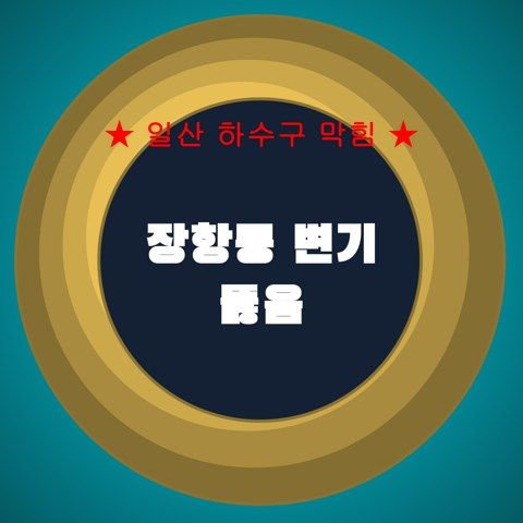 장항동 변기 뚫음 4237