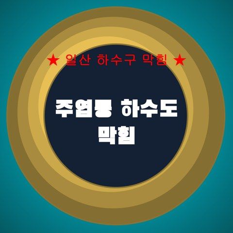 주엽동 하수도 막힘 3959