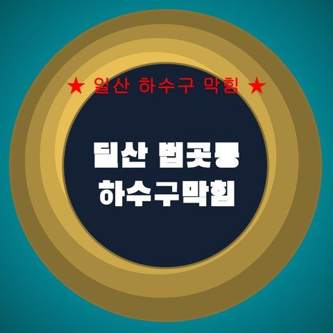 딜산 법곳동 하수구막힘 4506