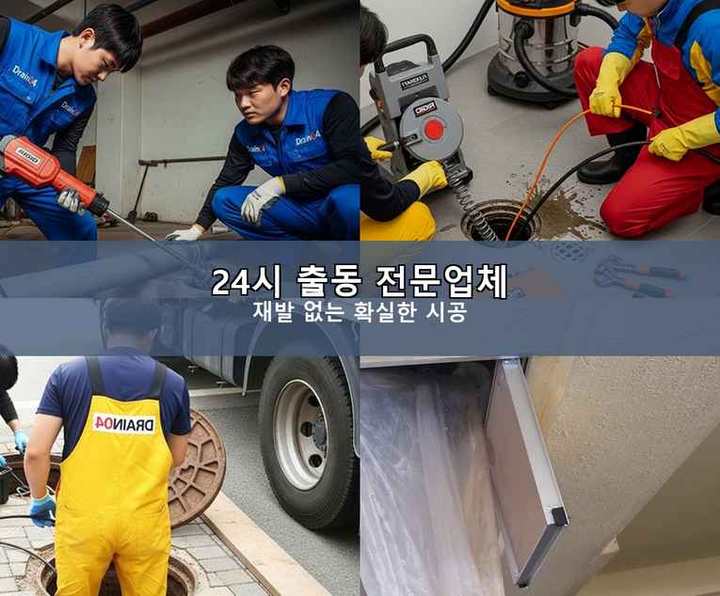 일산동구 하수도막힘 작업 현장