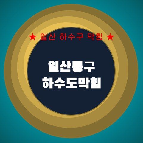 일산동구 하수도막힘 4482