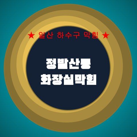 정발산동 화장실막힘 4405